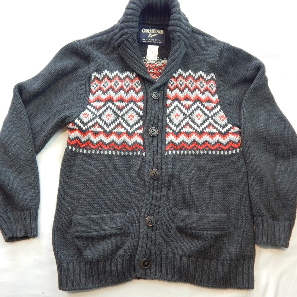Oshkosh Boys Cardigan sz 7